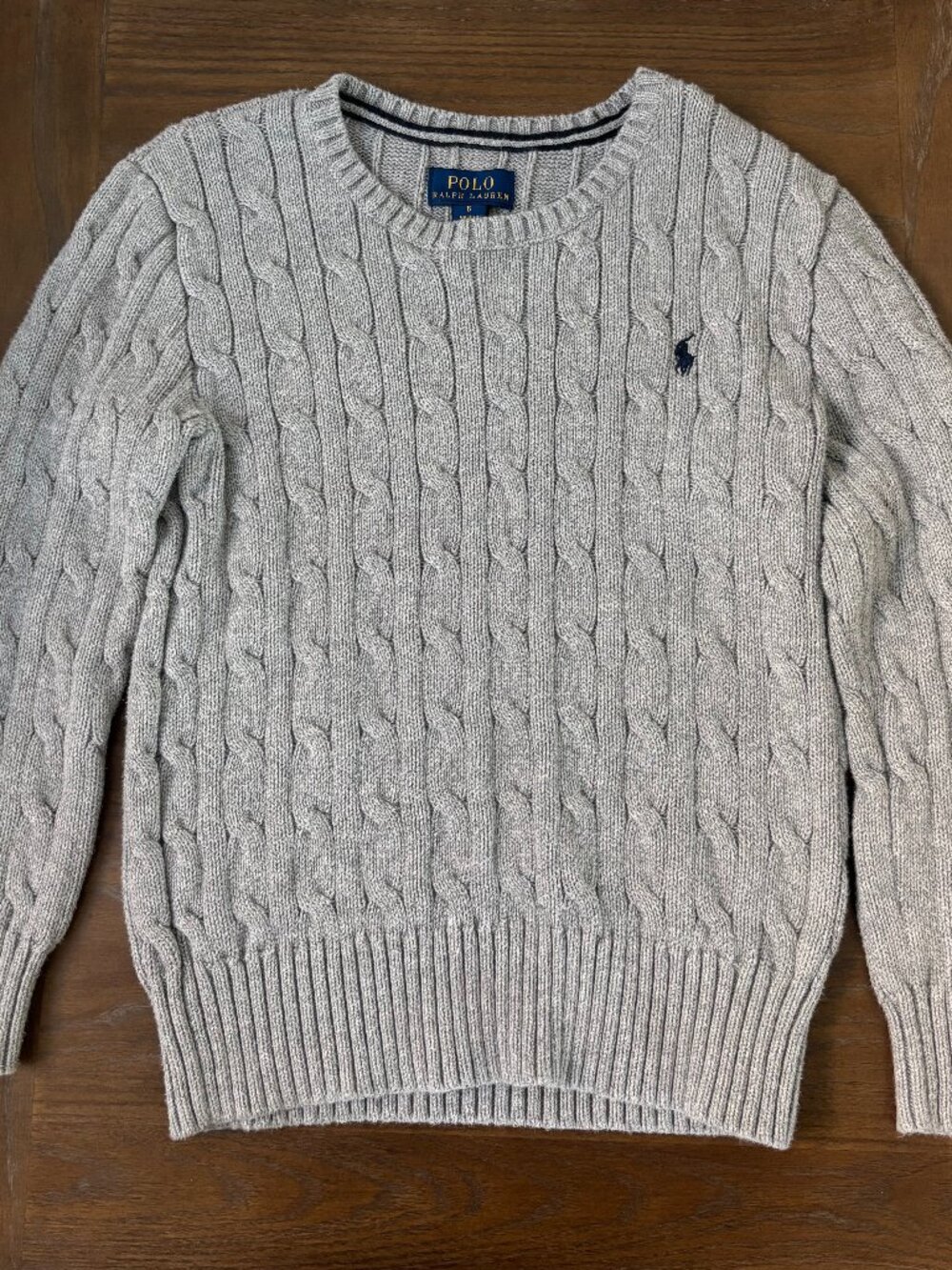 Size 6 Polo Ralph Lauren Boys Cable Knit Sweater